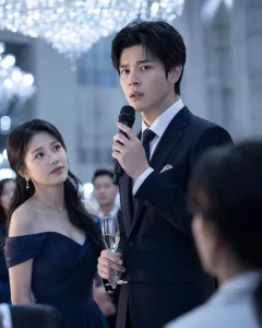 Chồng tôi đứng trước tất cả khách khứa
