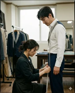 Đo Vest Cho Chồng Người Ta