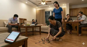 ẾC VÒNG MÃ NÃO BỊ CHỊ DÂU ĐẬP