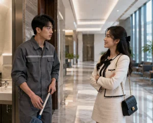 Thiên Kim Ngồi Sau Xe Điện