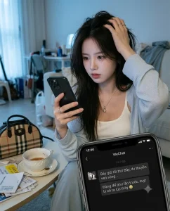 Tôi cầm điện thoại
